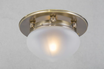 PARIS 20/1 - Brass ceiling light by Patinas Lighting - view 3
